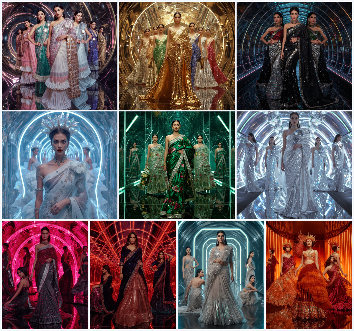 10+ Aesthetic Saree AI Prompts for Females to Create Soothing Luminous Images via Gemini, Grok, and ChatGPT