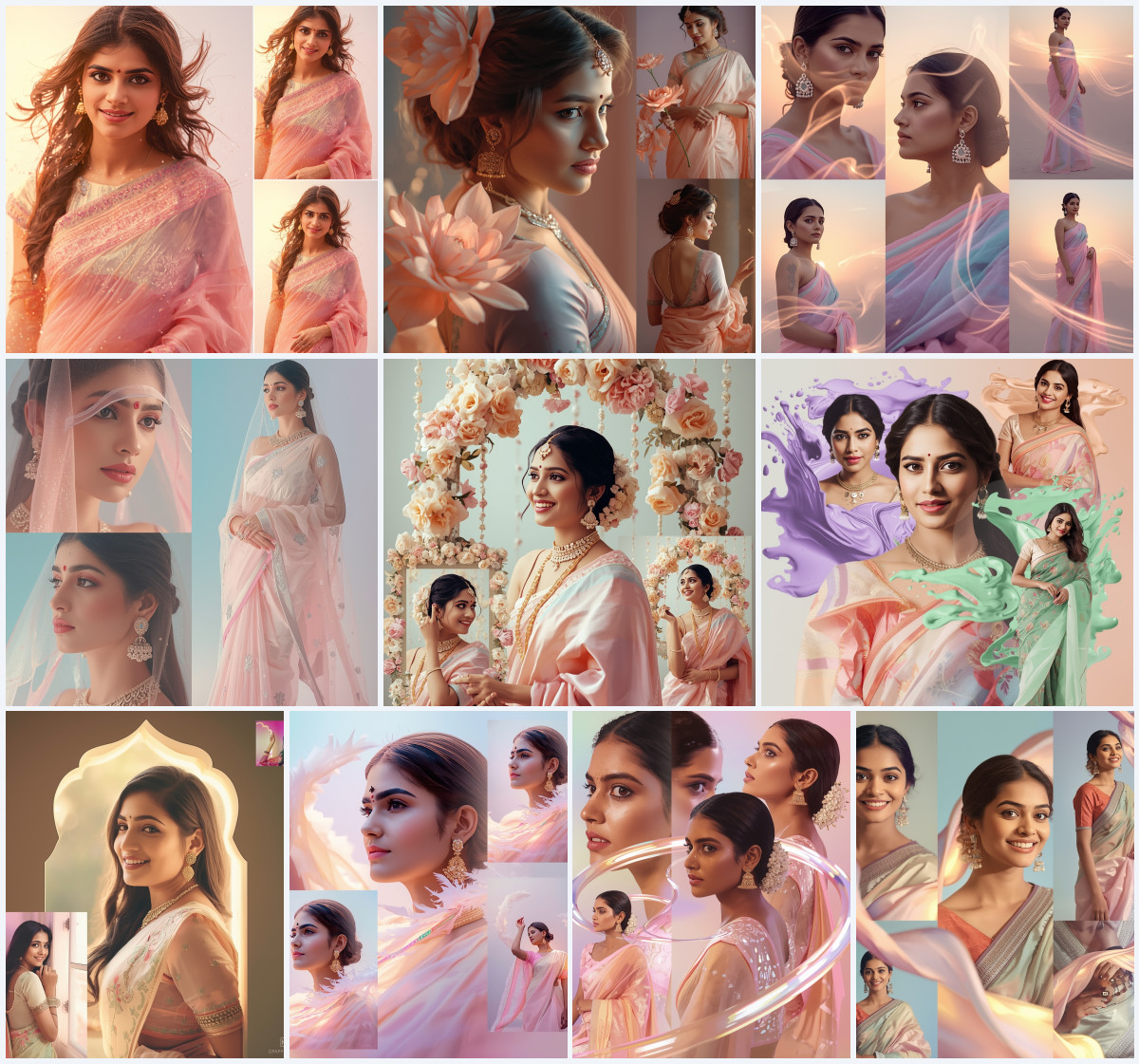 10+ Bridal Saree AI Prompts to Create Luxury Wedding Photos with Cinematic Glow and Premium Detail - Main Thumbnail