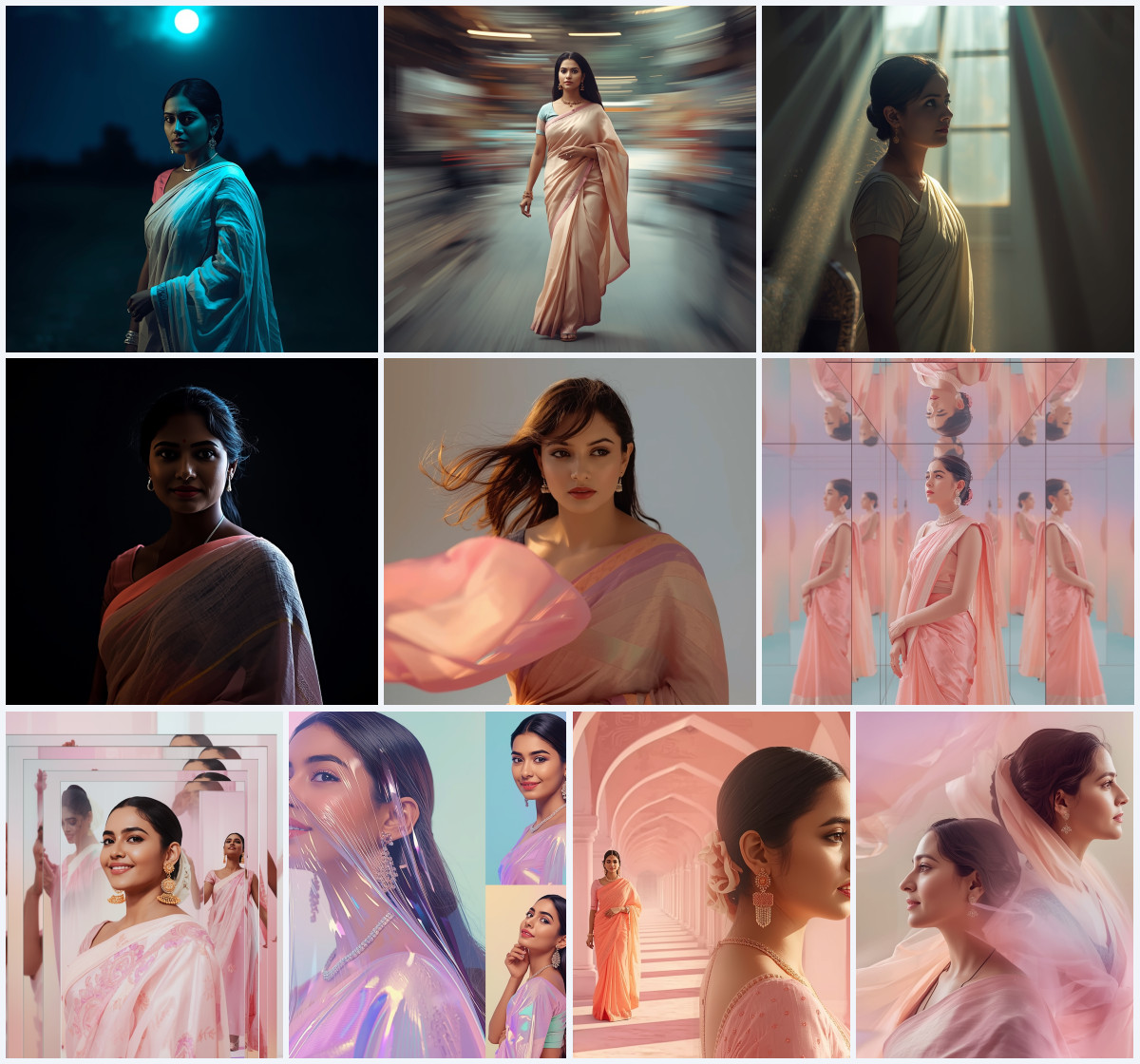 10+ Desi and Traditional Saree AI Prompt to Create Elegant Indian Culture Style Photos