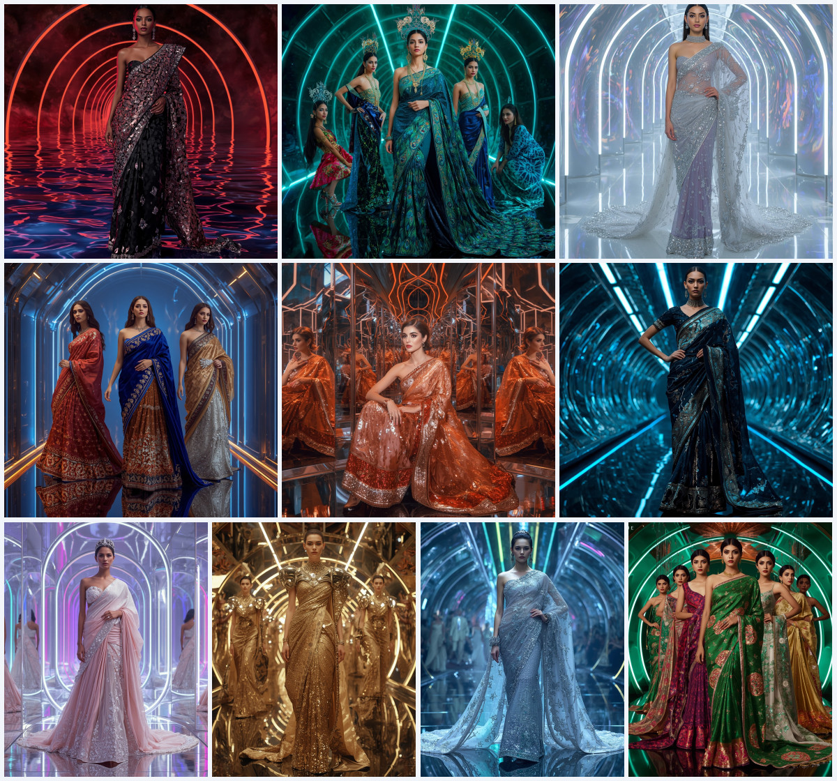 10+ Elegant Saree AI Prompts to Generate Luminous Photos of Women using Gemini, Grok, and ChatGPT