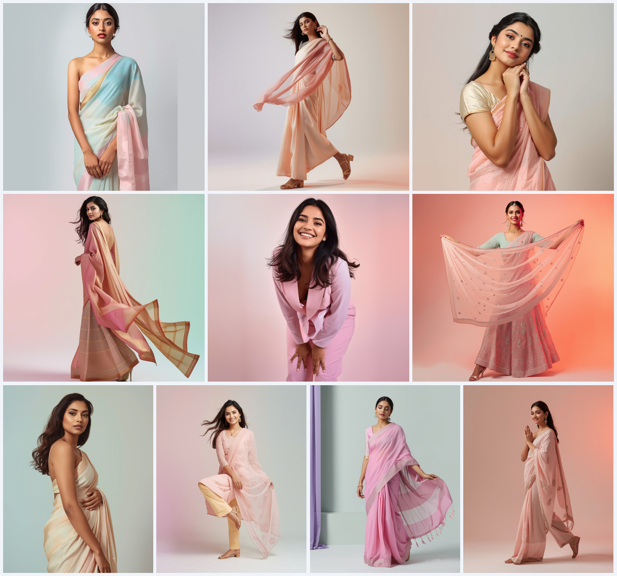 10+ Festival Night Saree AI Prompts to Create Bright and Glowing Ethnic Looks with Lights Effect - Main Thumbnail