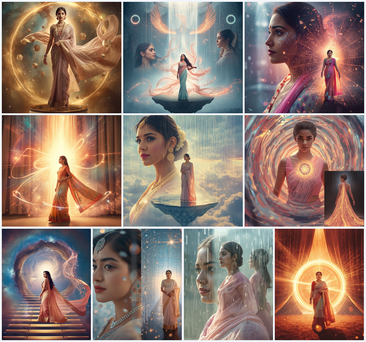 10+ Game Changing AI Prompts for Women to Boost Instagram Reach with Stylish Saree and Aesthetic Vibes