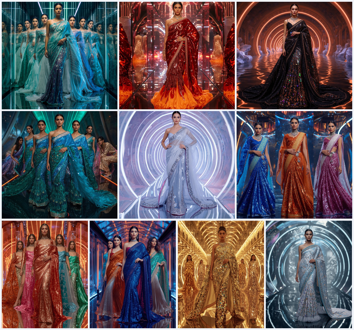 10+ Modern Saree AI Prompts to Generate Elegant Photos for Girls via Gemini, Grok, and ChatGPT