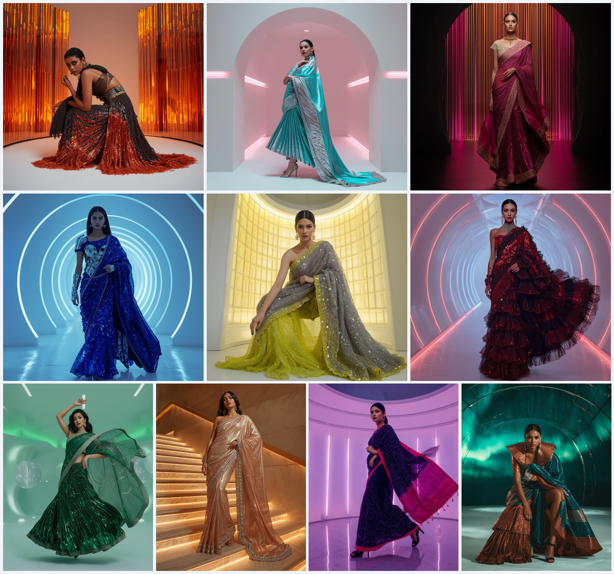 New 10 Saree AI Prompts for Empowering Professional Portraits - Main Thumbnail