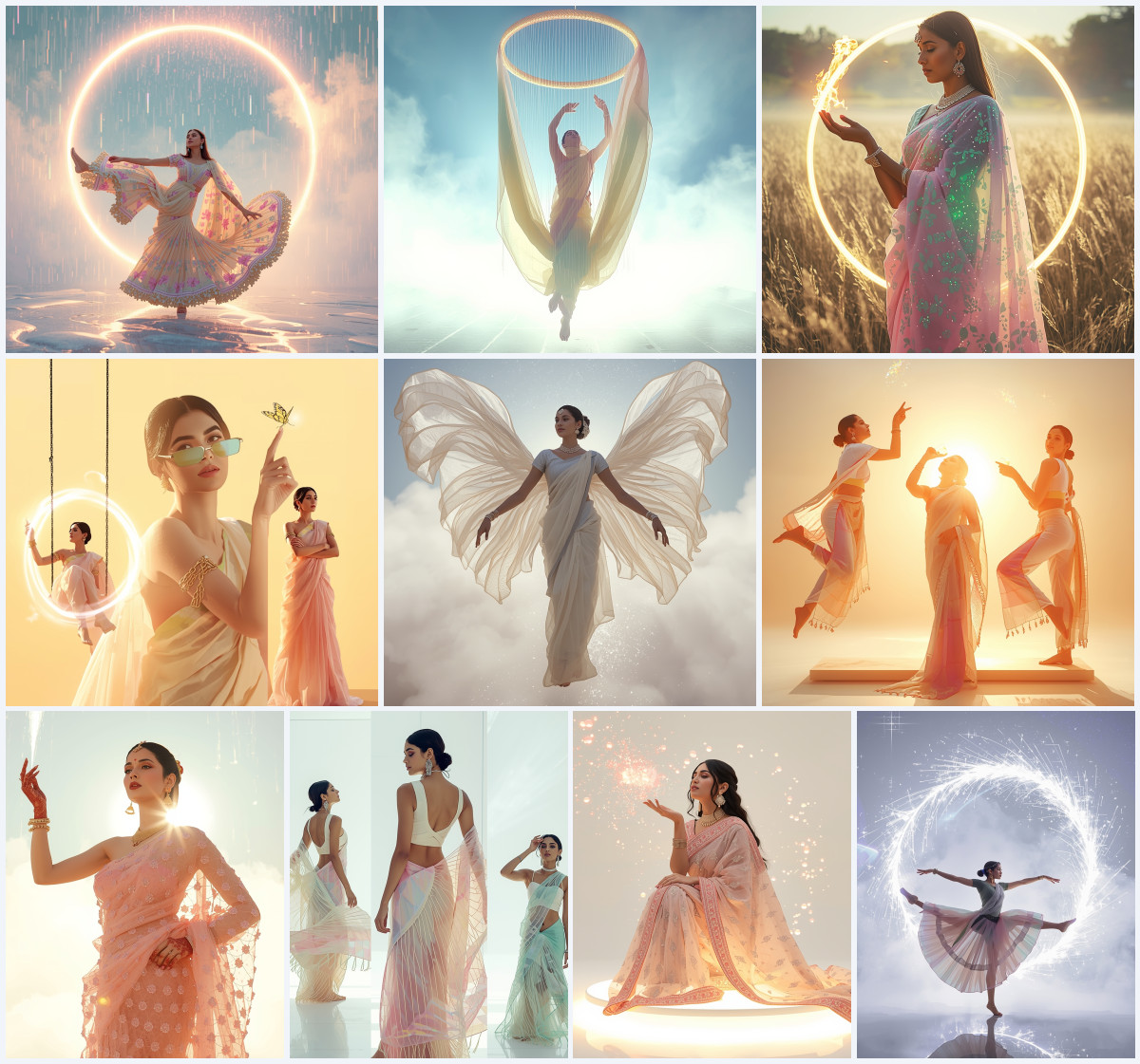 Unlocking 10+ Belted Pre-Draped Crepe Fancy Saree Prompts for Editorial Beauty