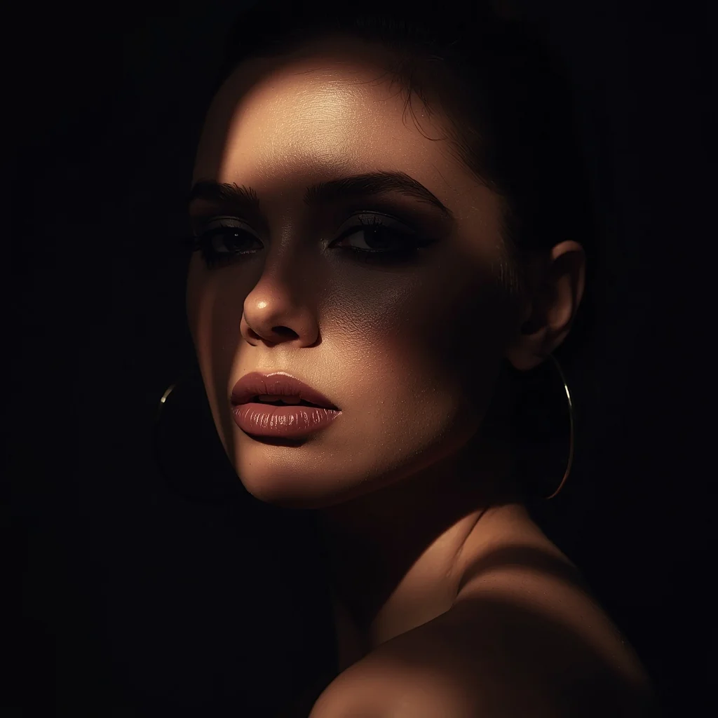 Cinematic Shadow Lighting Portrait Girl – Moody Viral Look | Ai Prompts That Go Viral