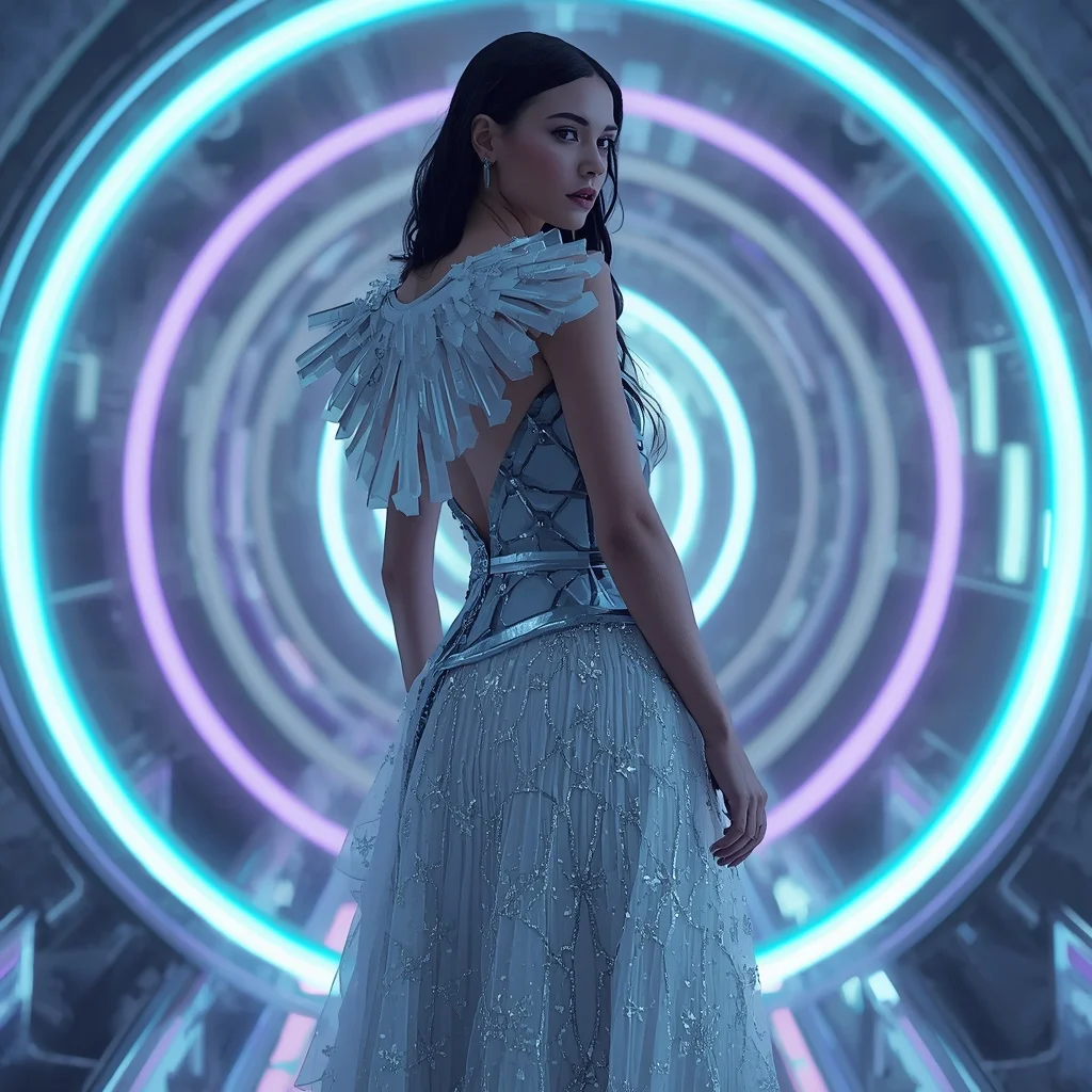 Frozen Crystal Aurora Apex Core Armor Saree with Floating Quantum Ring Storm Field Matrix Nexus Singularity Collapse Core System Engine Field | New Instagram Trend Prompt For Girl