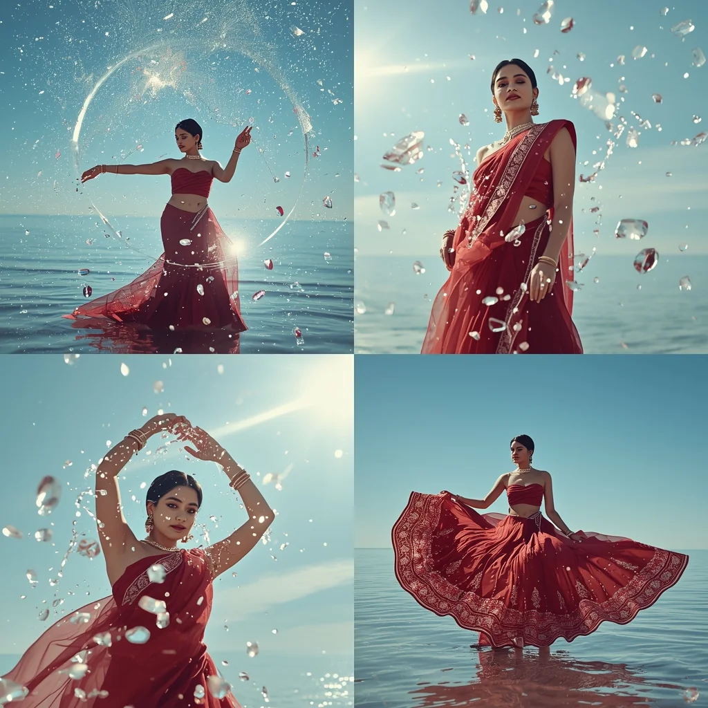 Overexposed Dream Loop Crystal Rain Grid Supreme Brightness Vogue | Chatgpt Photo Editing Prompts For Girl Aesthetic