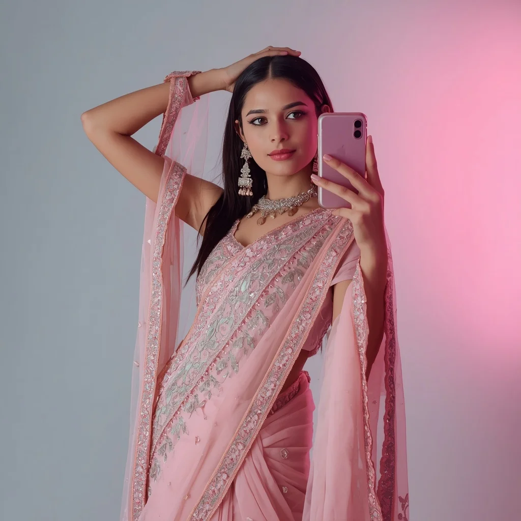 Pastel Elegance Mirror Selfie | Secret Ai Prompt