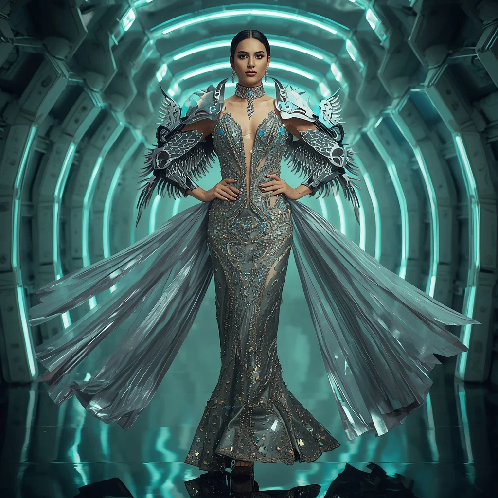 Titanium Nebula Fragment Apex Infinity Armor Saree with Floating Arc Hypermatrix Corridor Nexus Grid Collapse System Core | Prompt Seen Trending Girl 2026 Chatgpt