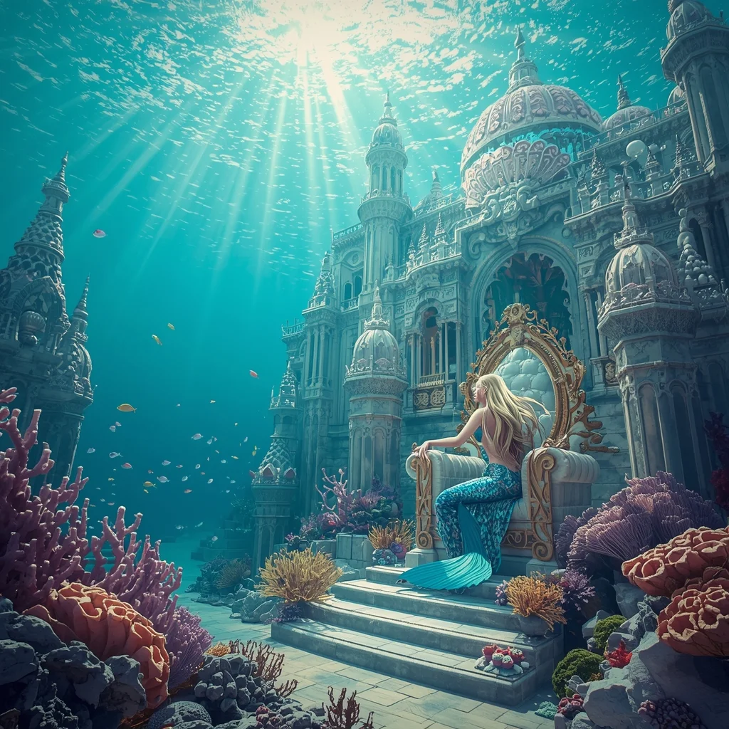 Underwater Mermaid Kingdom Masterpiece | Anime Ai Prompt